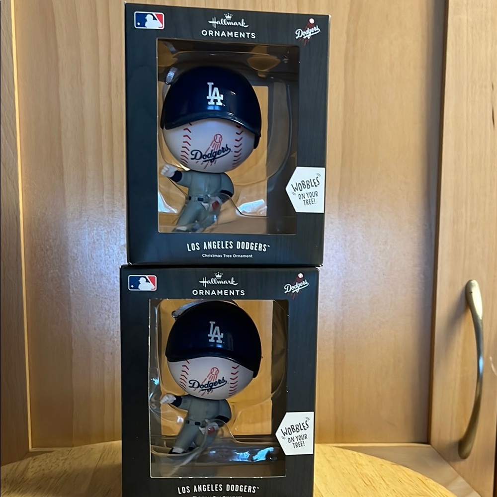 Los Angeles Dodgers Bobblehead Ornament Collection